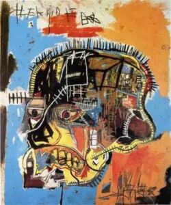 Untitled Skull Head by Jean-Michel Basquiat
